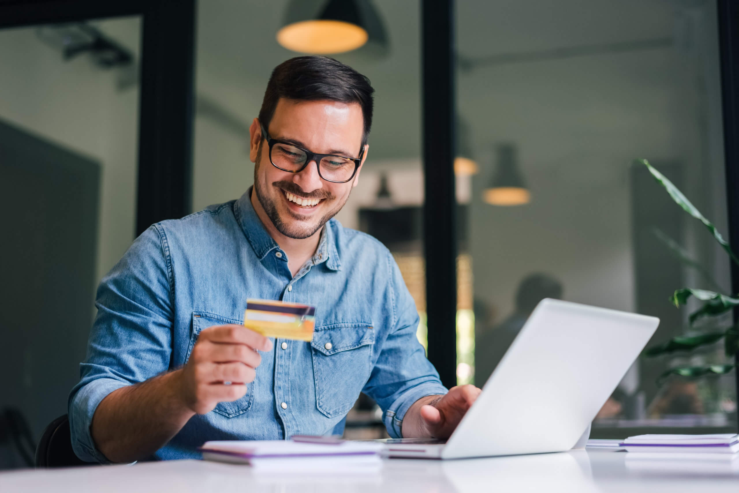 Man with Credit Card - Payment Facilitator