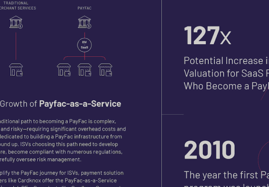 The power of the PayFac Model Infrographic